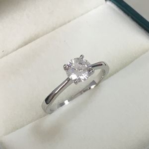 Platinum 950 Diamond 1CT Ring